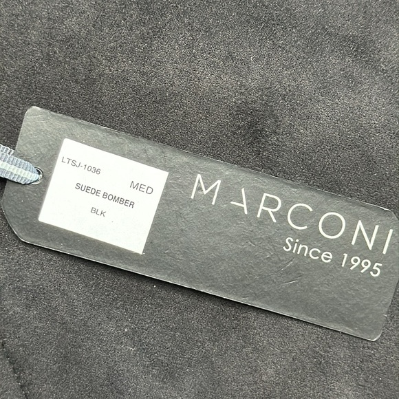 NWT - Marconi Suede Bomber - Size Medium - Picture 3 of 6